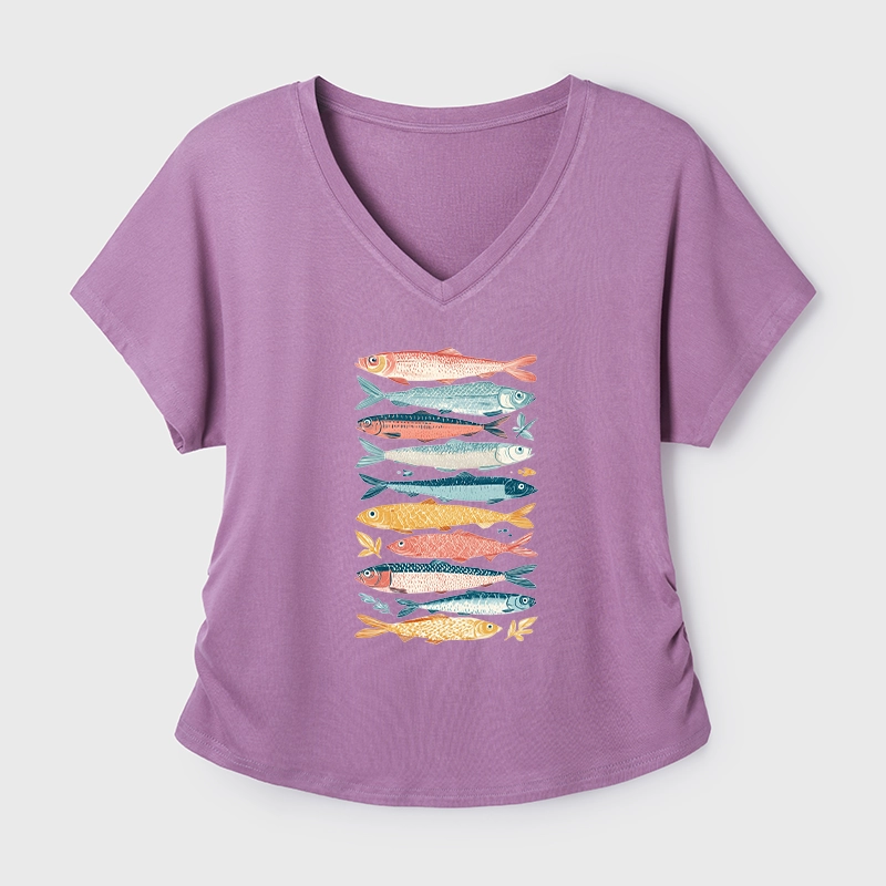 Tokyo-Tiger Beautiful Colorful Fish In The Sea Modal Dolman Sleeve T-Shirt