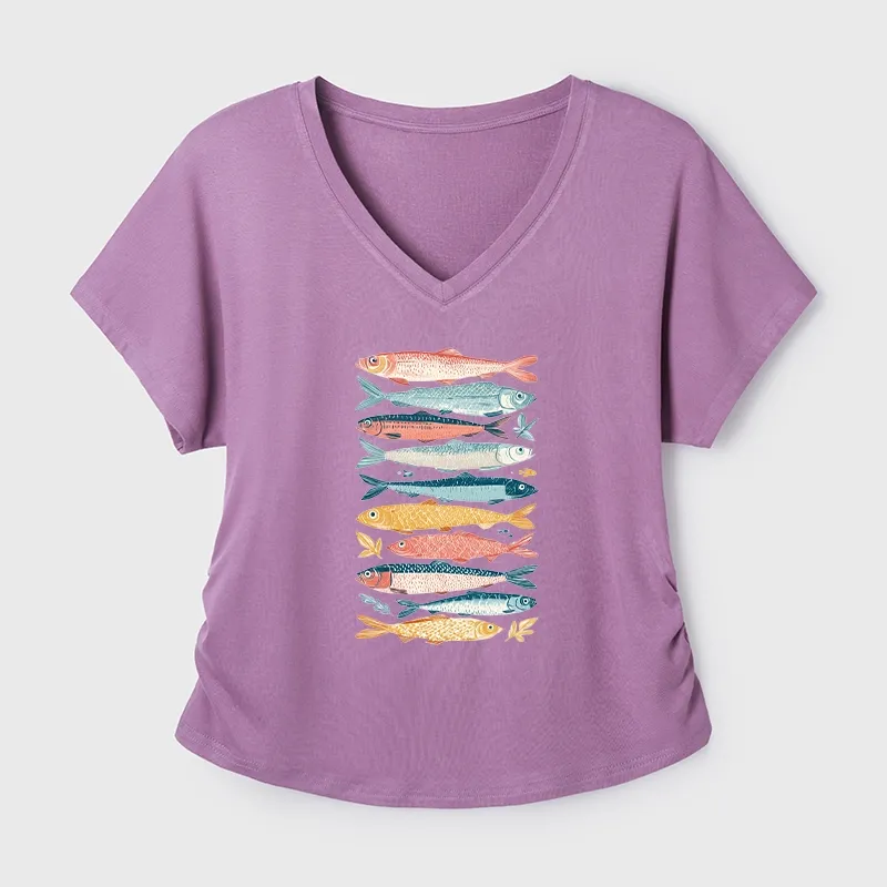 Tokyo-Tiger Beautiful Colorful Fish In The Sea Modal Dolman Sleeve T-Shirt