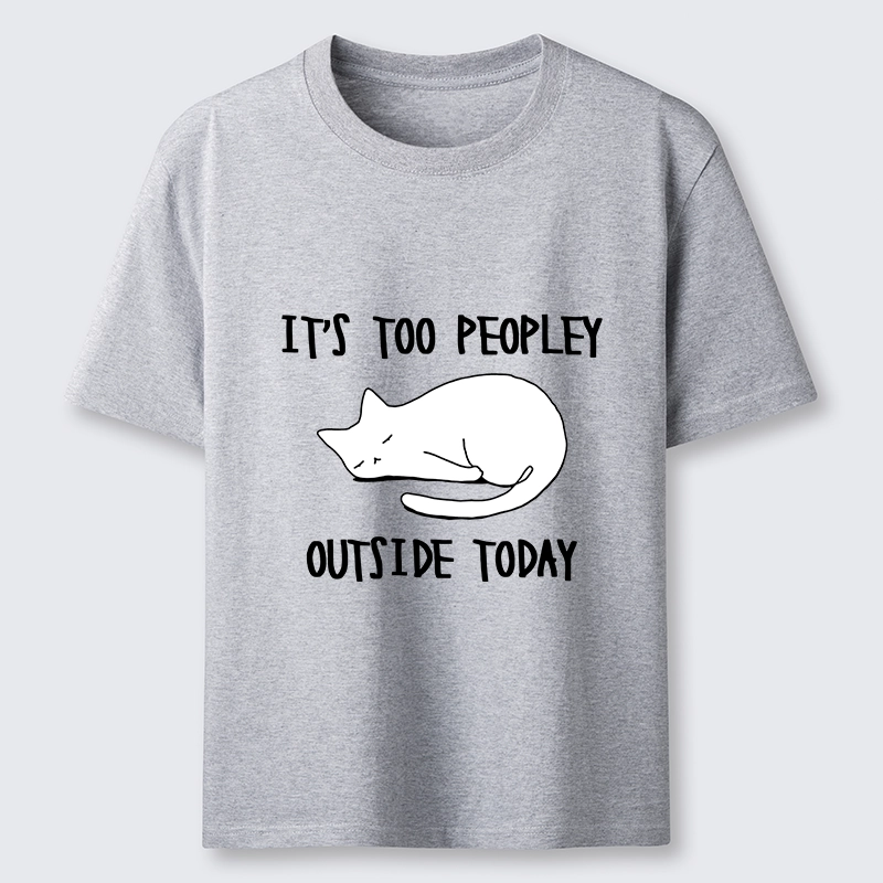 Tokyo-Tiger Funny Meme Quiet Lazy Cat Minimal Line Art Classic T-Shirt