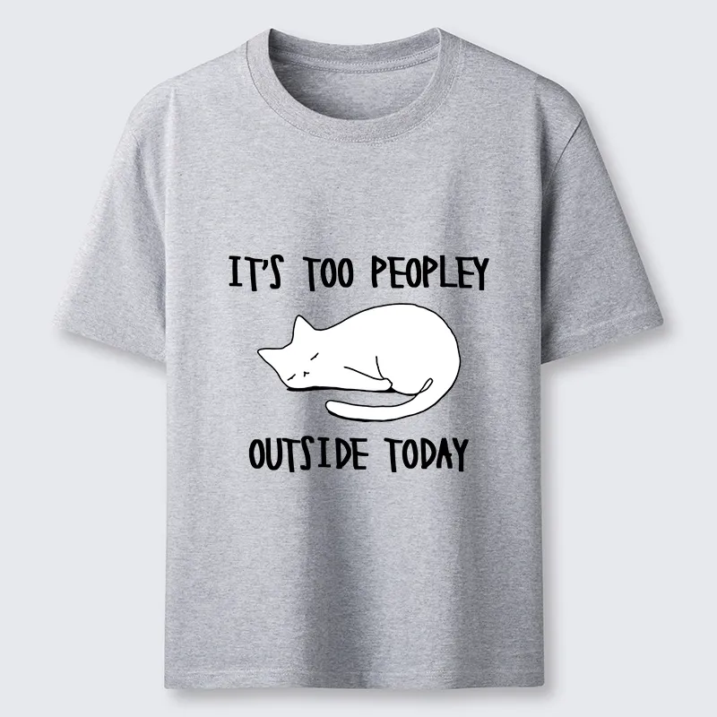 Tokyo-Tiger Funny Meme Quiet Lazy Cat Minimal Line Art Classic T-Shirt