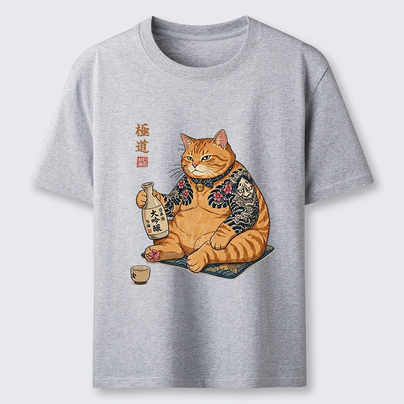 Tokyo-Tiger Traditional Japanese Cat Sake Classic T-Shirt