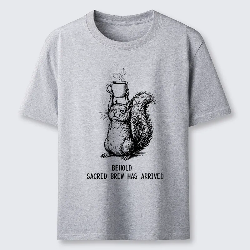 Tokyo-Tiger Squirrel Hold Sacred Coffee Meme Classic T-Shirt