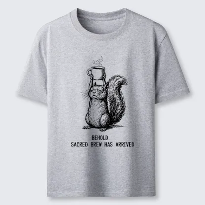 Tokyo-Tiger Squirrel Hold Sacred Coffee Meme Classic T-Shirt
