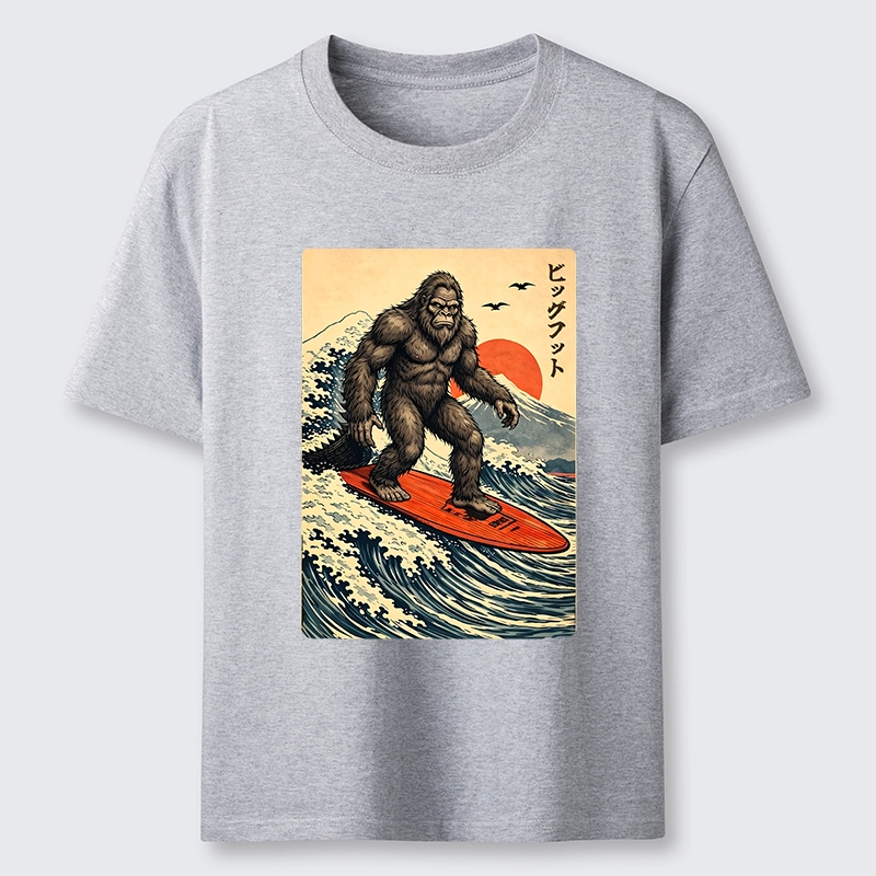 Tokyo-Tiger Myth Beast Surf Fuji Mountain Wave Art Classic T-Shirt