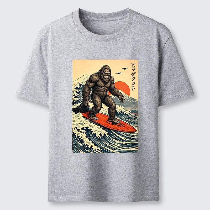 Tokyo-Tiger Myth Beast Surf Fuji Mountain Wave Art Classic T-Shirt Sale