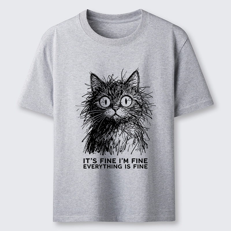 Tokyo-Tiger Fluffy Wild Cat Calm Fake Mood Classic T-Shirt