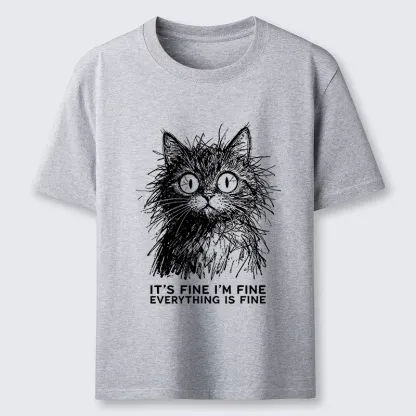 Tokyo-Tiger Fluffy Wild Cat Calm Fake Mood Classic T-Shirt