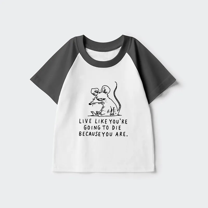 Tokyo-Tiger Funny Meme Sarcastic Rat Life Truth Kids Raglan T-shirt Sale