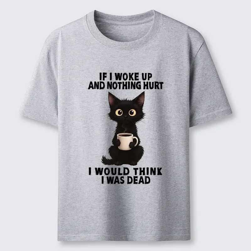 Tokyo-Tiger Funny Cute Black Cat And Coffee Meme Classic T-Shirt