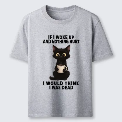 Tokyo-Tiger Funny Cute Black Cat And Coffee Meme Classic T-Shirt