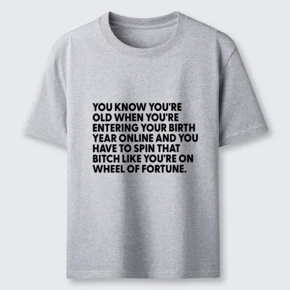 Tokyo-Tiger Relatable Old Human Joke Meme Classic T-Shirt