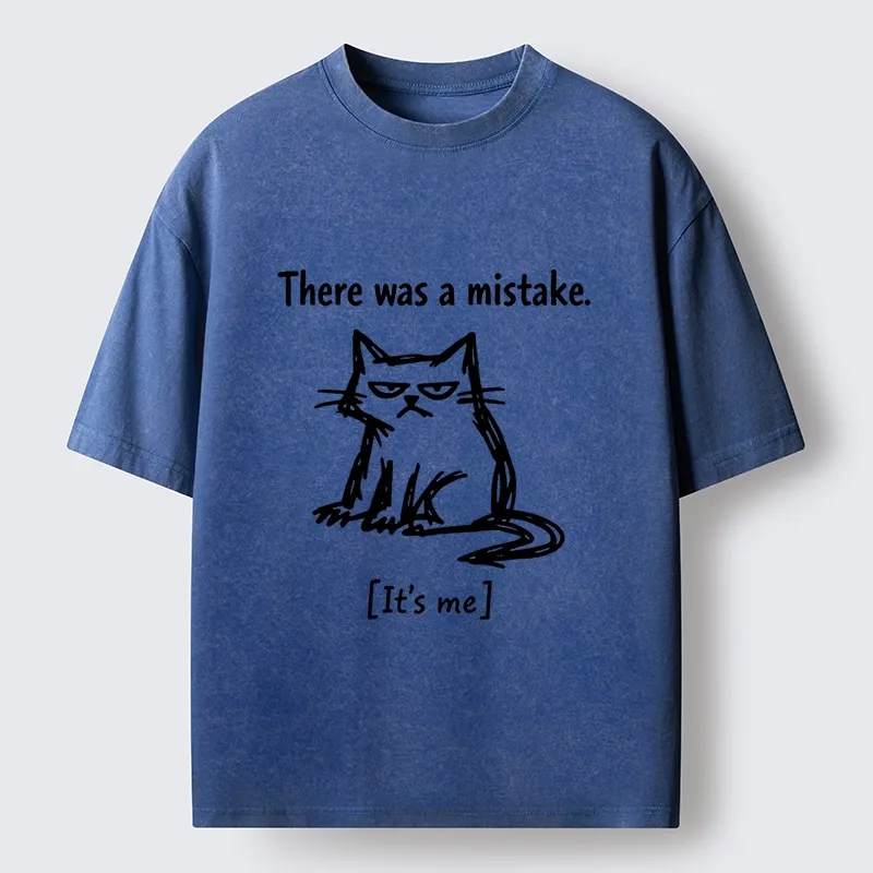 Tokyo-Tiger Mistake Cat Funny Meme Washed T-Shirt