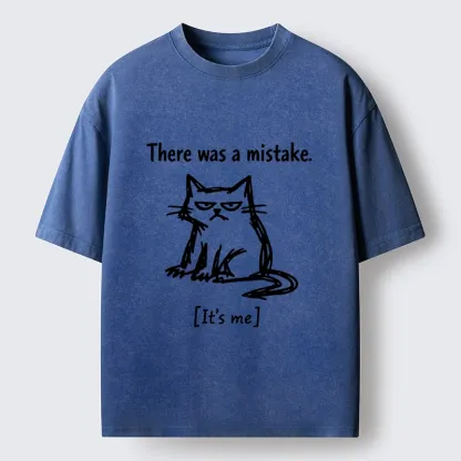Tokyo-Tiger Mistake Cat Funny Meme Washed T-Shirt