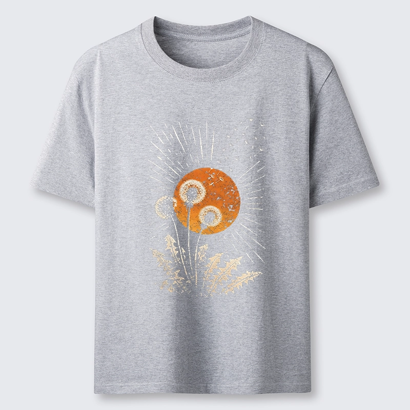 Tokyo-Tiger Calm Sunset Dandelion Graphic Classic T-Shirt
