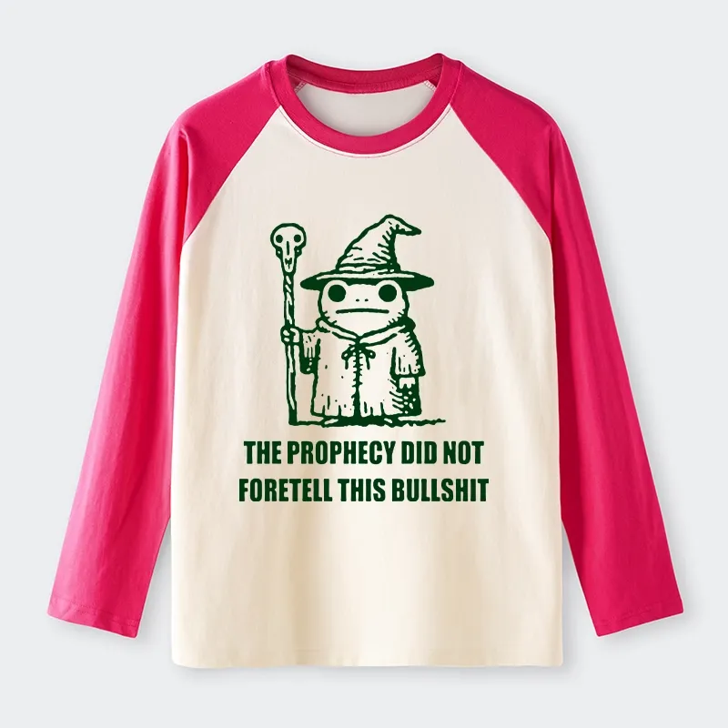 Tokyo-Tiger Funny Meme Wizard Frog Weird Prophecy Raglan Long Sleeve T-shirt