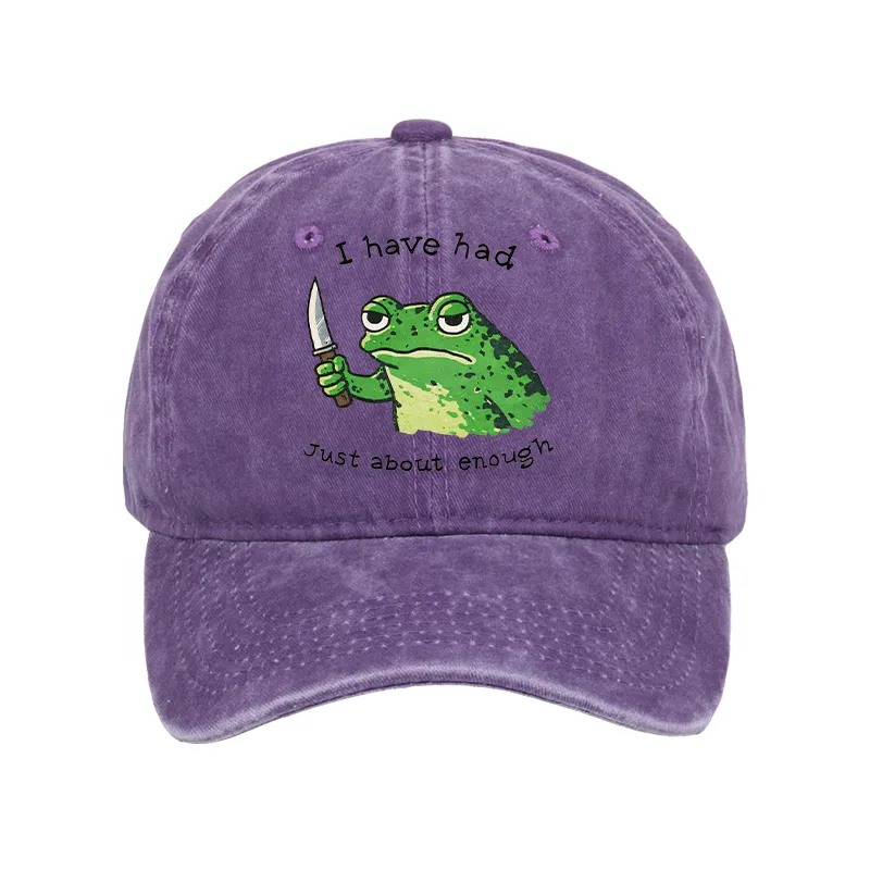 Tokyo-Tiger Impatient Frog Washed Cap