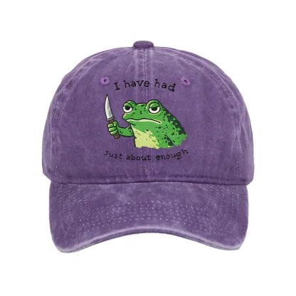 Tokyo-Tiger Impatient Frog Washed Cap