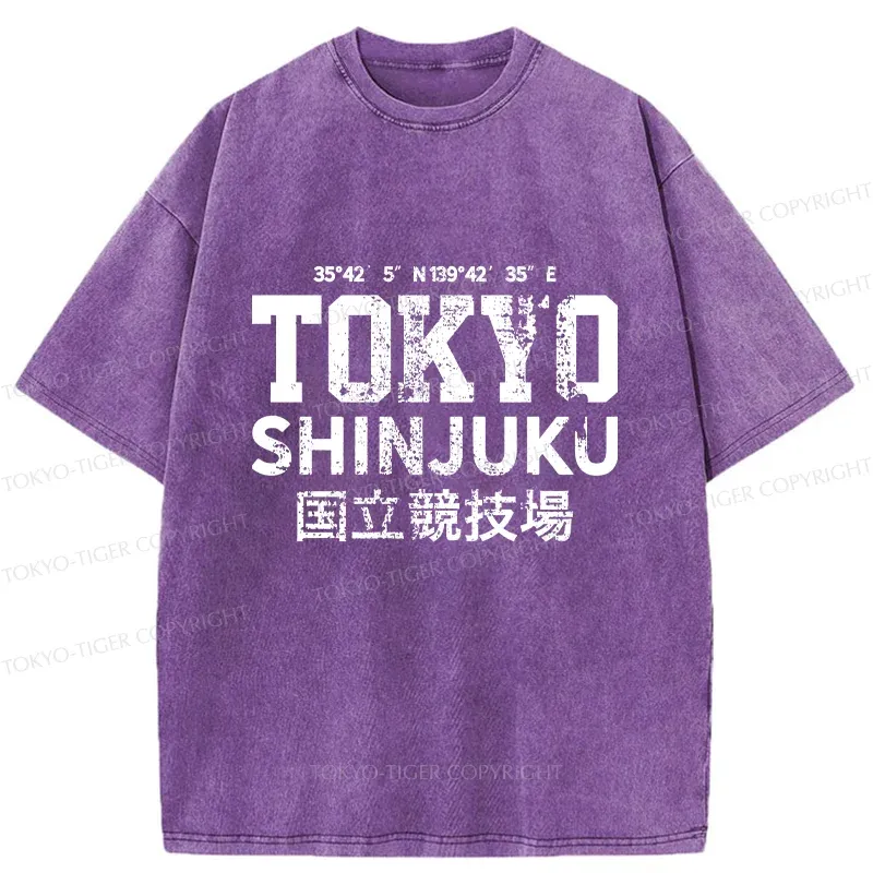 Tokyo-Tiger Tokyo Shinjuku Washed T-Shirt