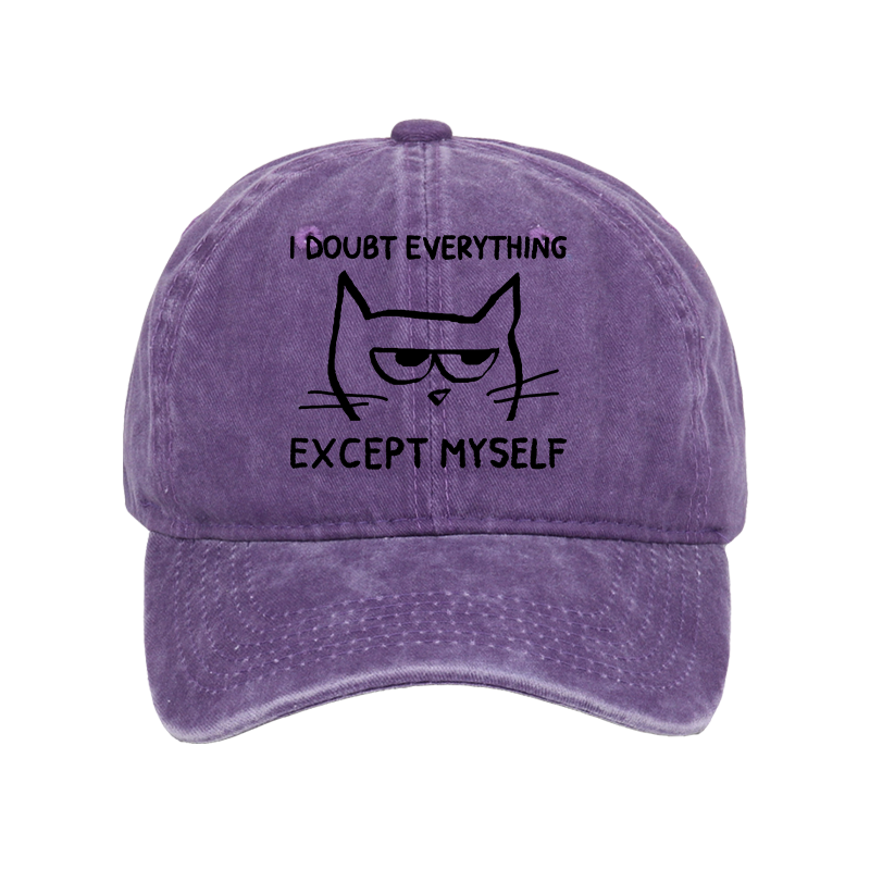 Tokyo-Tiger Confident Kitten Washed Cap