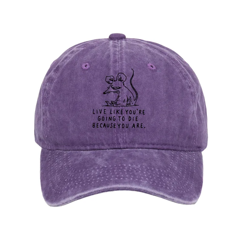 Tokyo-Tiger Funny Meme Sarcastic Rat Life Truth Washed Cap