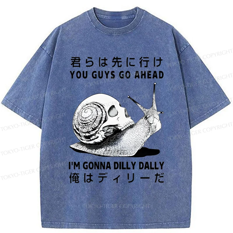 Tokyo-Tiger Dilly Dally's Snail Washed T-Shirt