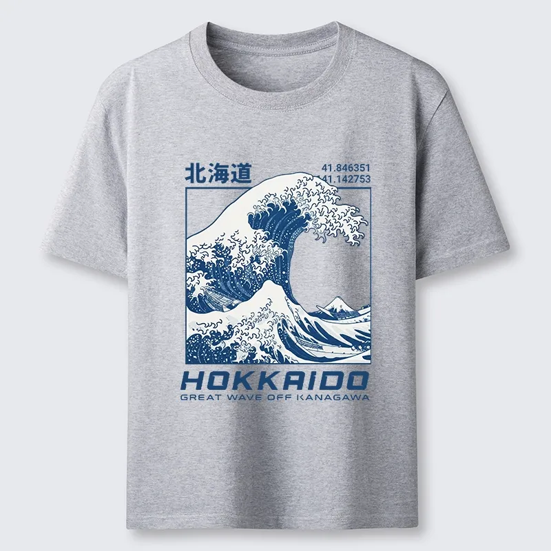 Tokyo-Tiger Hokkaido Wave Art Classic T-Shirt