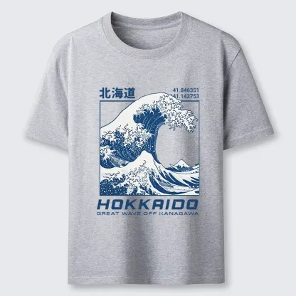 Tokyo-Tiger Hokkaido Wave Art Classic T-Shirt