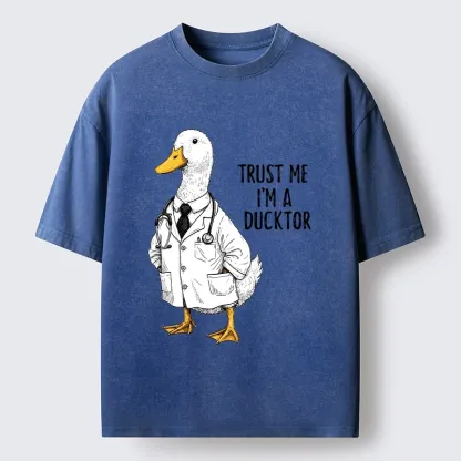 Tokyo-Tiger Trust Ducktor Washed T-Shirt
