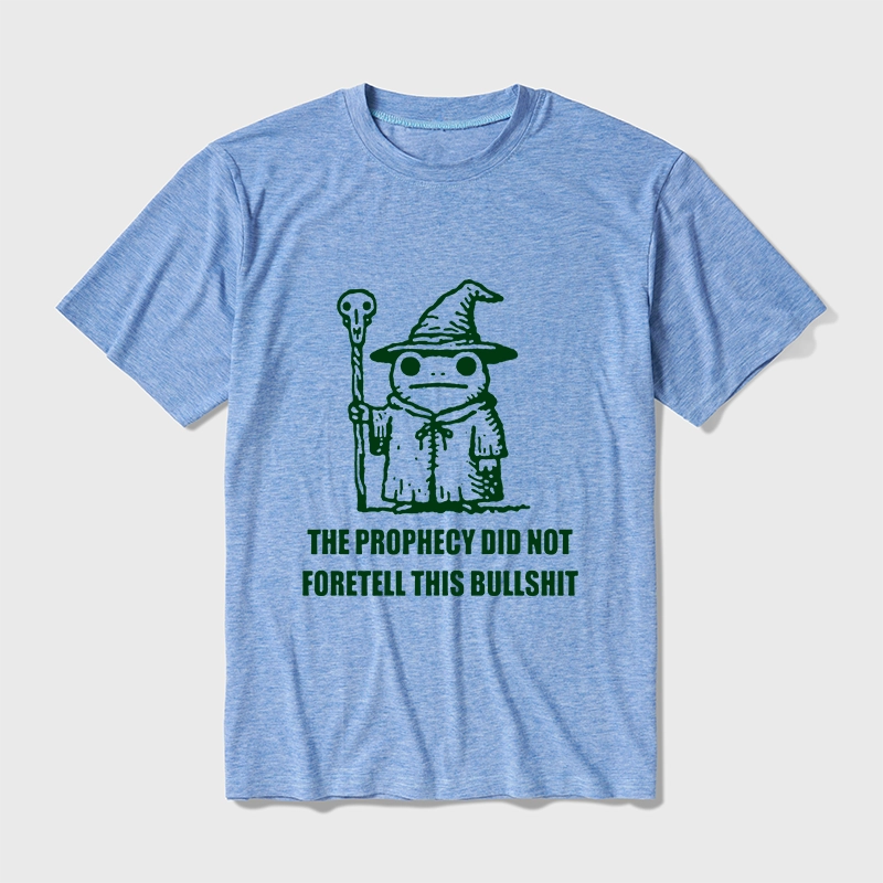 Tokyo-Tiger Funny Meme Wizard Frog Weird Prophecy Cotton Blend T-Shirt