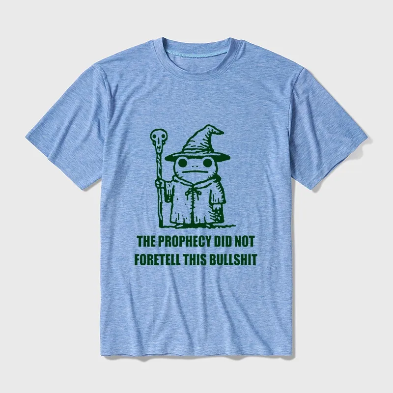 Tokyo-Tiger Funny Meme Wizard Frog Weird Prophecy Cotton Blend T-Shirt