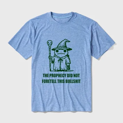 Tokyo-Tiger Funny Meme Wizard Frog Weird Prophecy Cotton Blend T-Shirt
