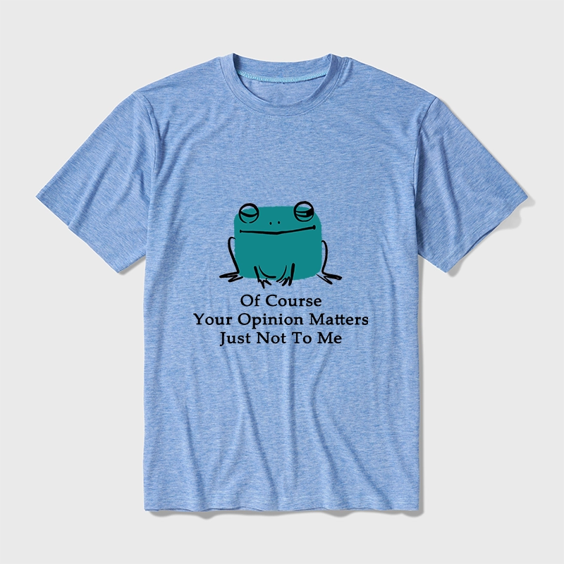 Tokyo-Tiger Cool Frog Unbothered By Others Opinions Cotton Blend T-Shirt