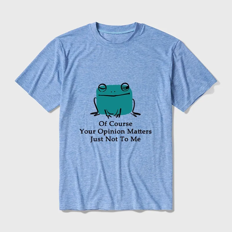 Tokyo-Tiger Cool Frog Unbothered By Others Opinions Cotton Blend T-Shirt Sale