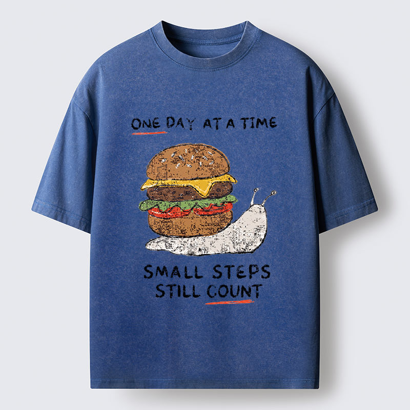 Tokyo‑Tiger Hamburger Snails Meme Washed T-Shirt