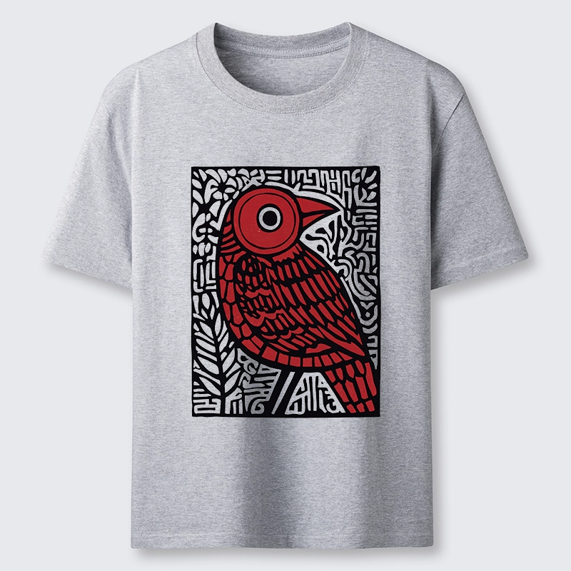 Tokyo-Tiger Retro Woodblock Bird Classic T-Shirt