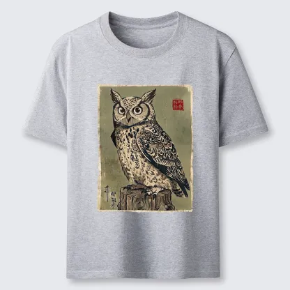 Tokyo-Tiger Wise Forest Owl Classic T-Shirt
