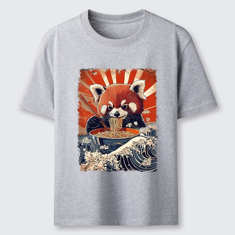 Tokyo-Tiger Red Panda Noodle Fun Classic T-Shirt