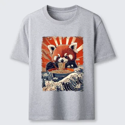Tokyo-Tiger Red Panda Noodle Fun Classic T-Shirt