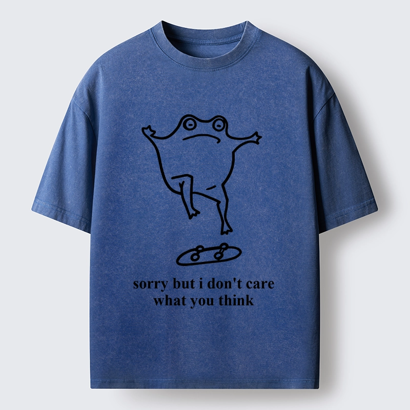 Tokyo-Tiger Skate Frog No Worries Art Washed T-Shirt