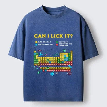 Tokyo-Tiger Can I Lick Elements Washed T-Shirt