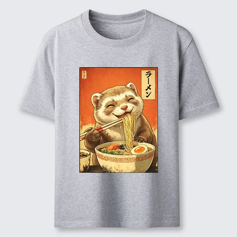 Tokyo-Tiger Otters Eating Delicious Ramen Classic T-Shirt