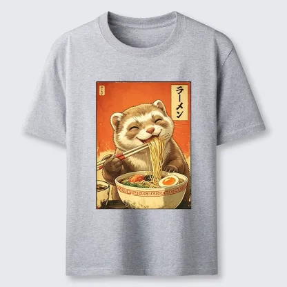 Tokyo-Tiger Otters Eating Delicious Ramen Classic T-Shirt