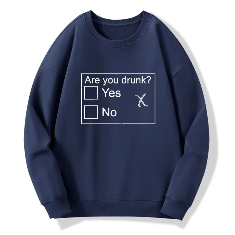Tokyo-Tiger Confused Drunk Checkbox Graphic Classic Sweatshirt