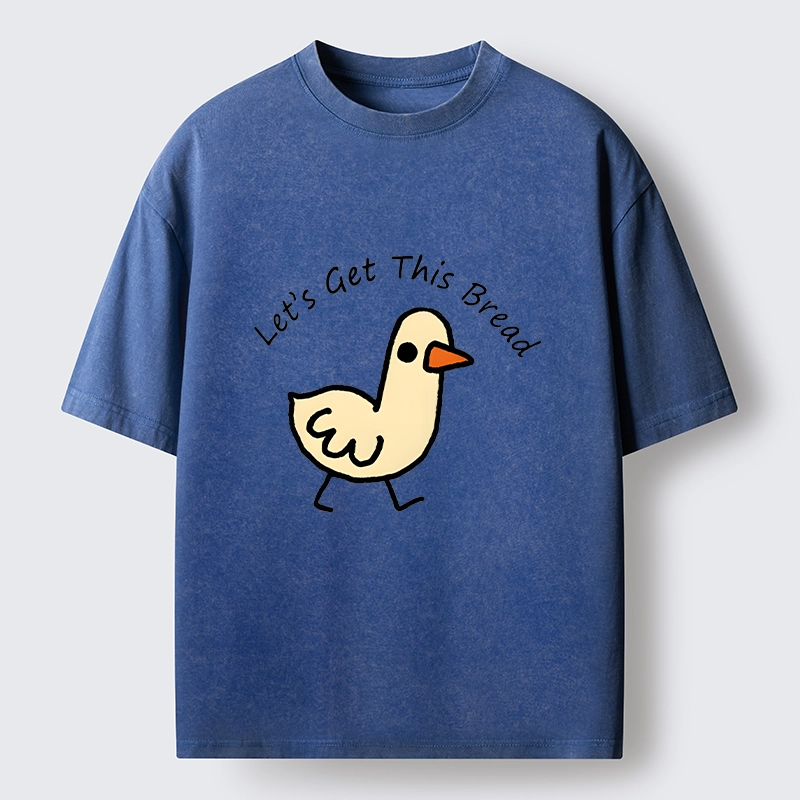Tokyo-Tiger Earn Money Duck Meme Washed T-Shirt