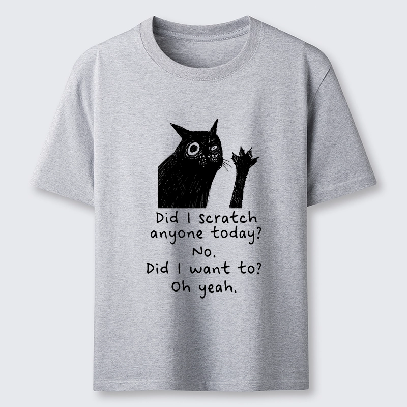 Tokyo-Tiger Black Cat Scratches People Classic T-Shirt