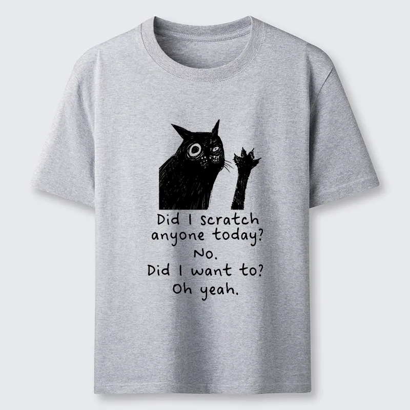 Tokyo-Tiger Black Cat Scratches People Classic T-Shirt