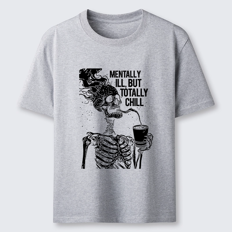 Tokyo-Tiger Funny Skeleton Chill Classic T-Shirt
