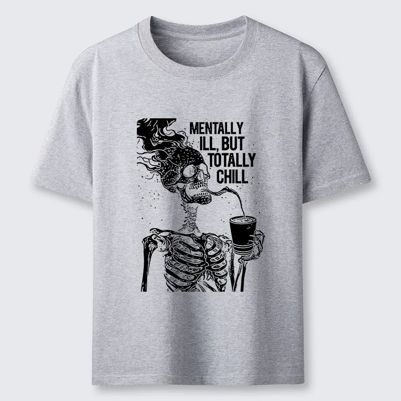 Tokyo-Tiger Funny Skeleton Chill Classic T-Shirt