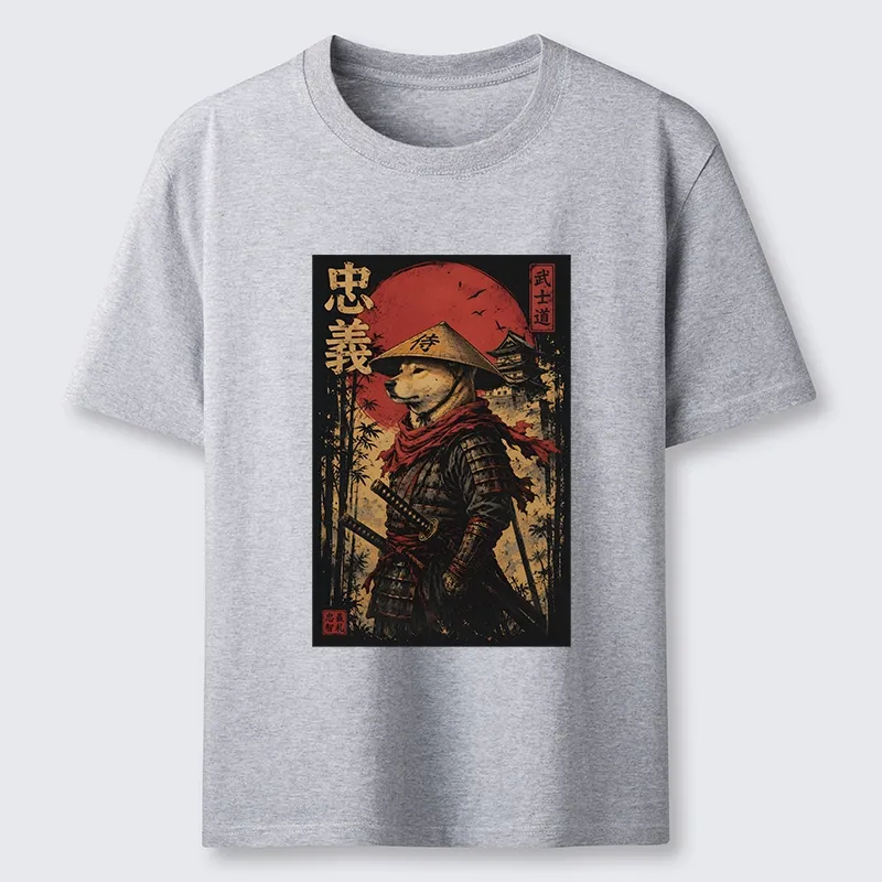 Tokyo-Tiger Loyal Samurai Dog With A Sword Classic T-Shirt