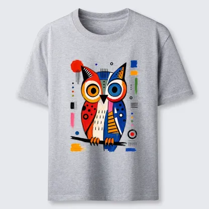 Tokyo-Tiger Abstract Owl Art Classic T-Shirt
